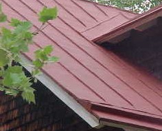 Roof Menders project at Whitesbog Village old metal roof